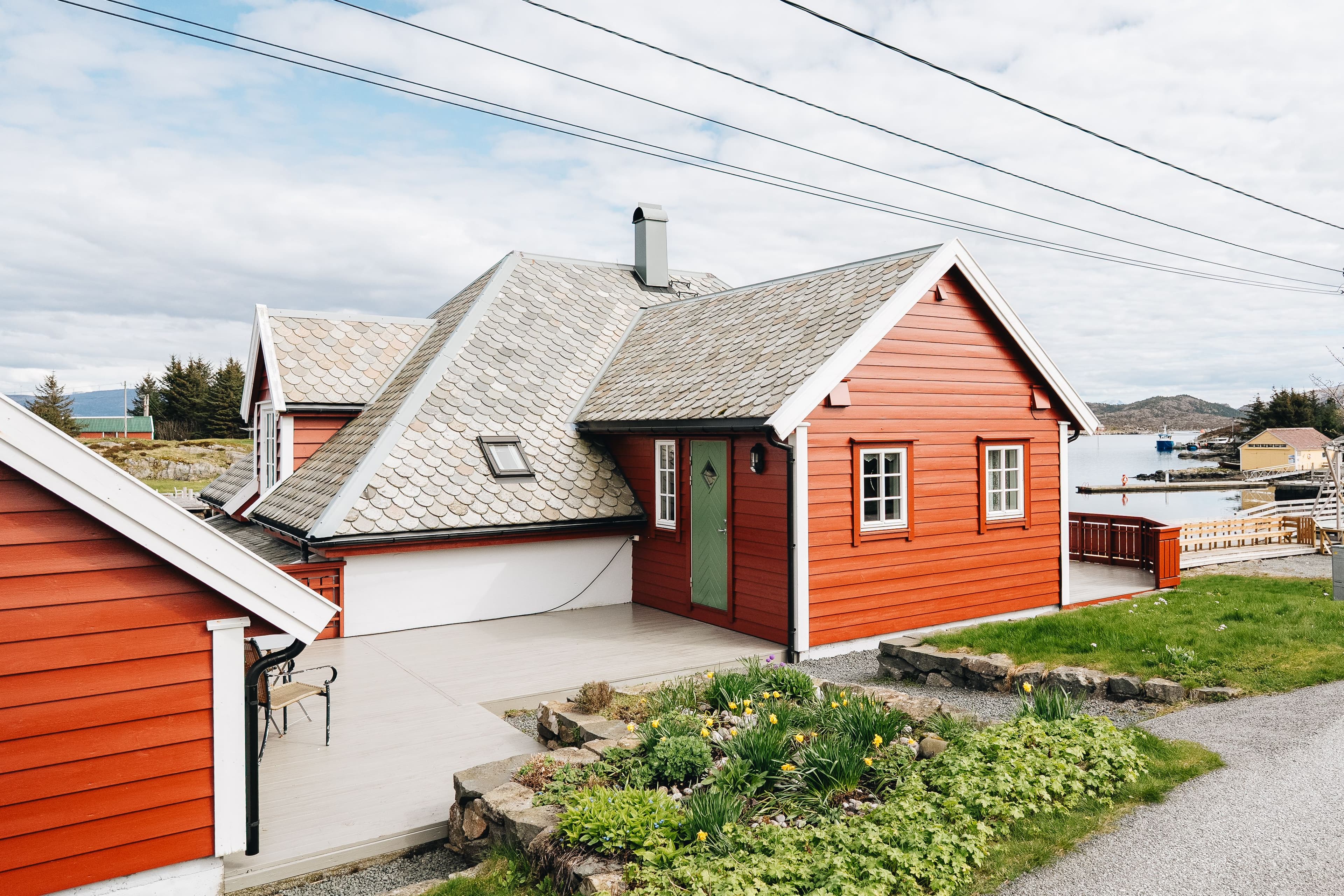 Inngangsområde til leiligheten på Batalden Ishus