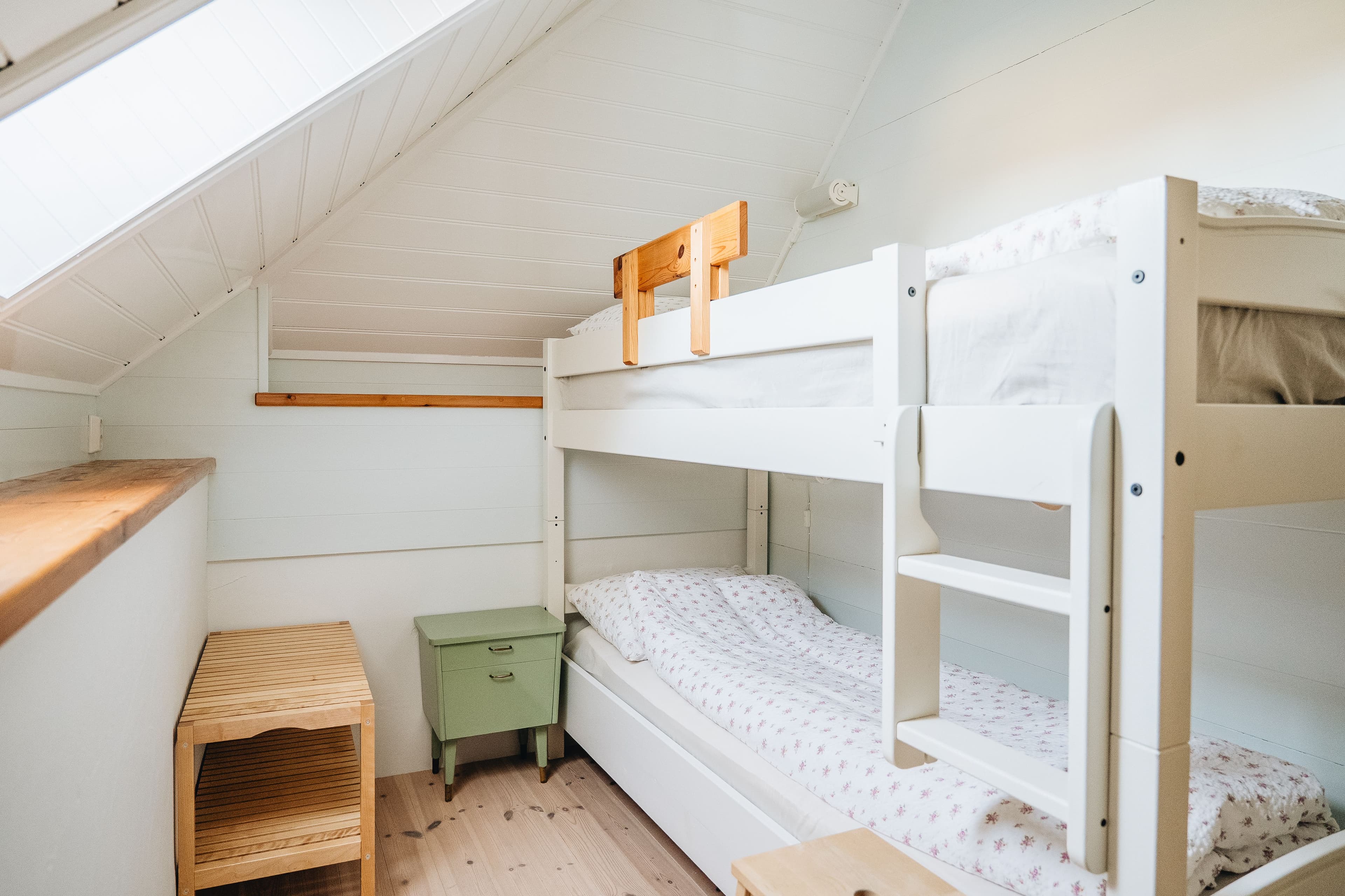 Soverom med to køyesenger